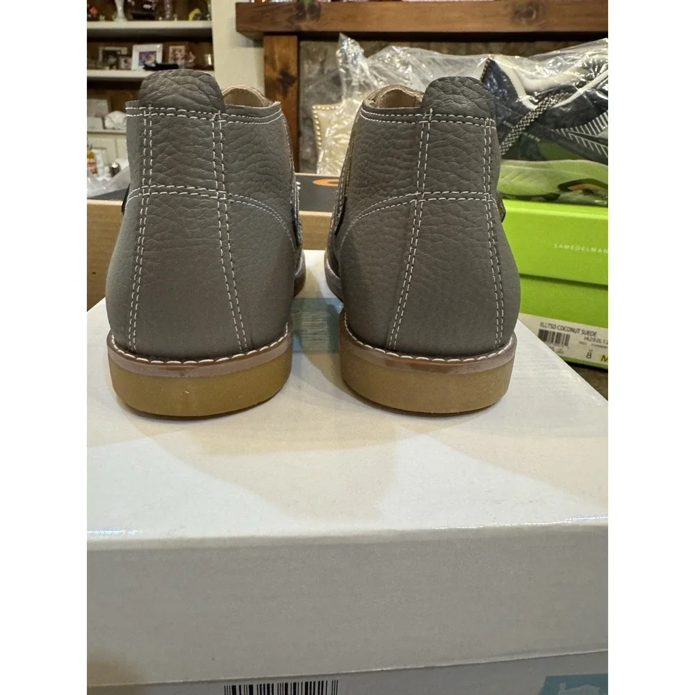 Elephantito Clayten booties in grey leather‎ Size 1.5